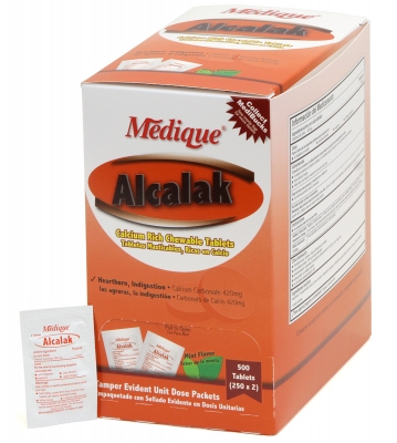 Medique Alcalak Antacid Tablets (250pks/bx)
